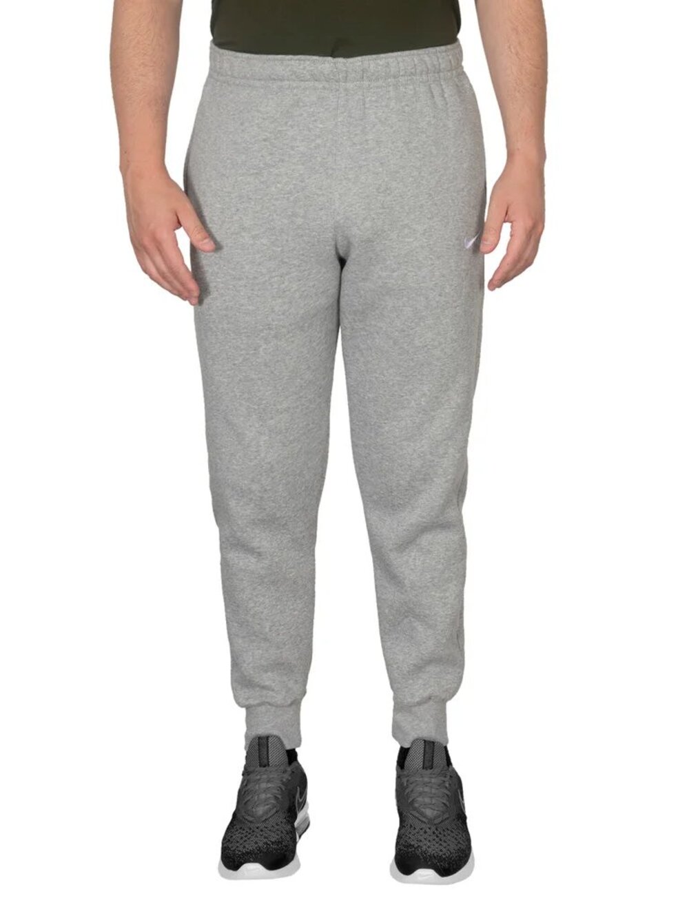 Nike Men's Club Fleece Jogger, Dark Gray, Small